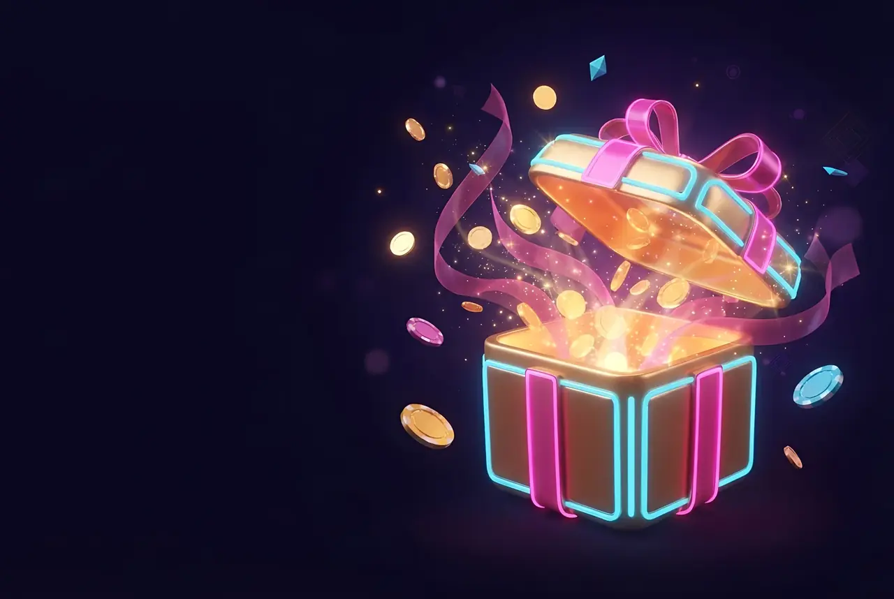 Подарочная коробка с монетами — бонусы для слотов Pragmatic Play