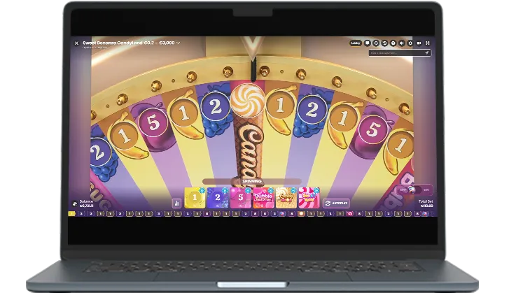 Mega Wheel — интерфейс на телефоне