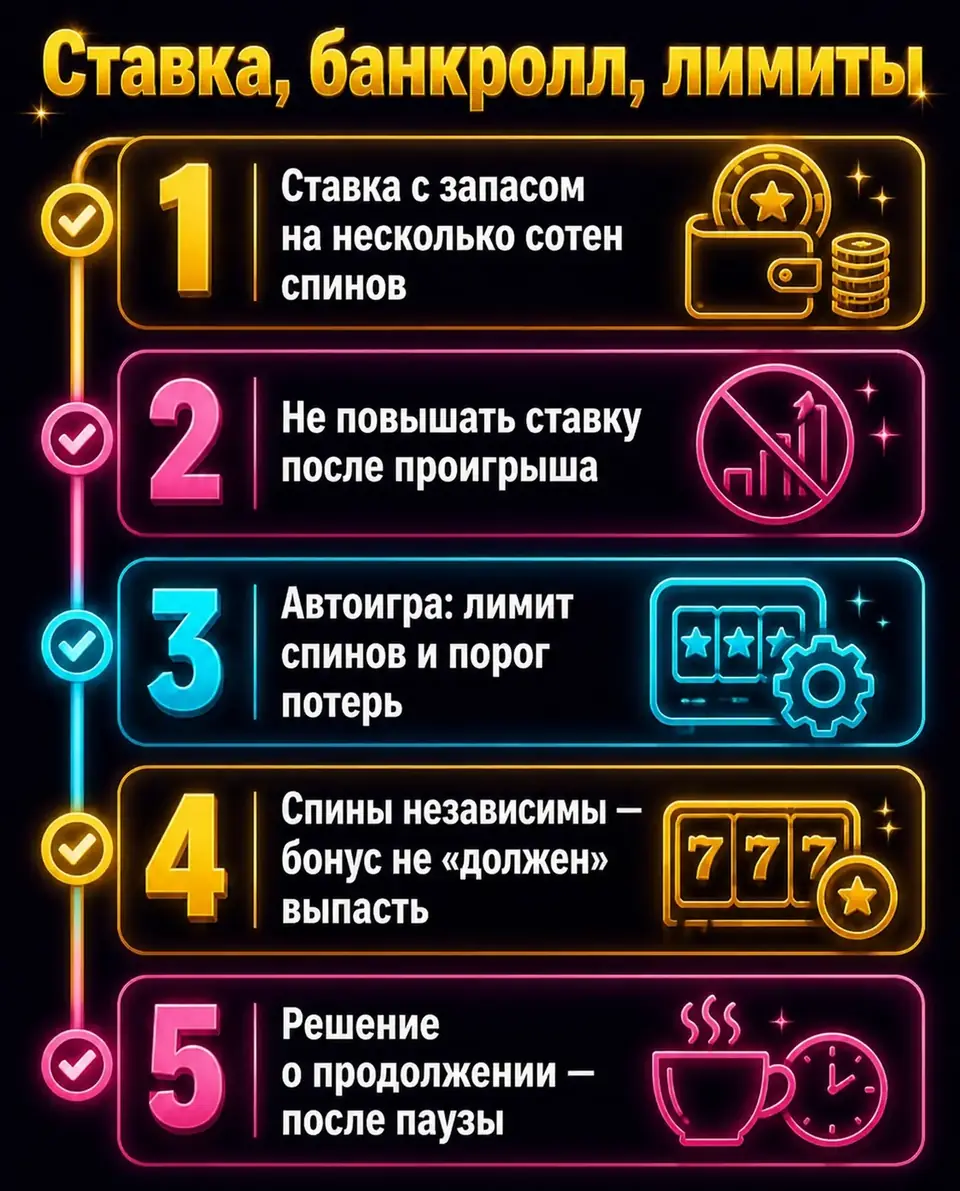 Чек-лист ставки и банкролла для Big Bass Day at the Races