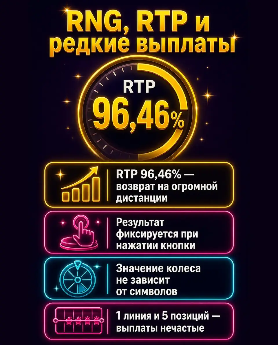 RTP 96,46% и работа генератора случайных чисел в Master Joker