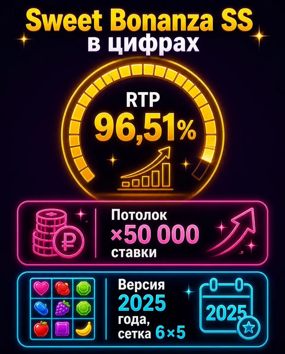 RTP и максимальный выигрыш Sweet Bonanza Super Scatter