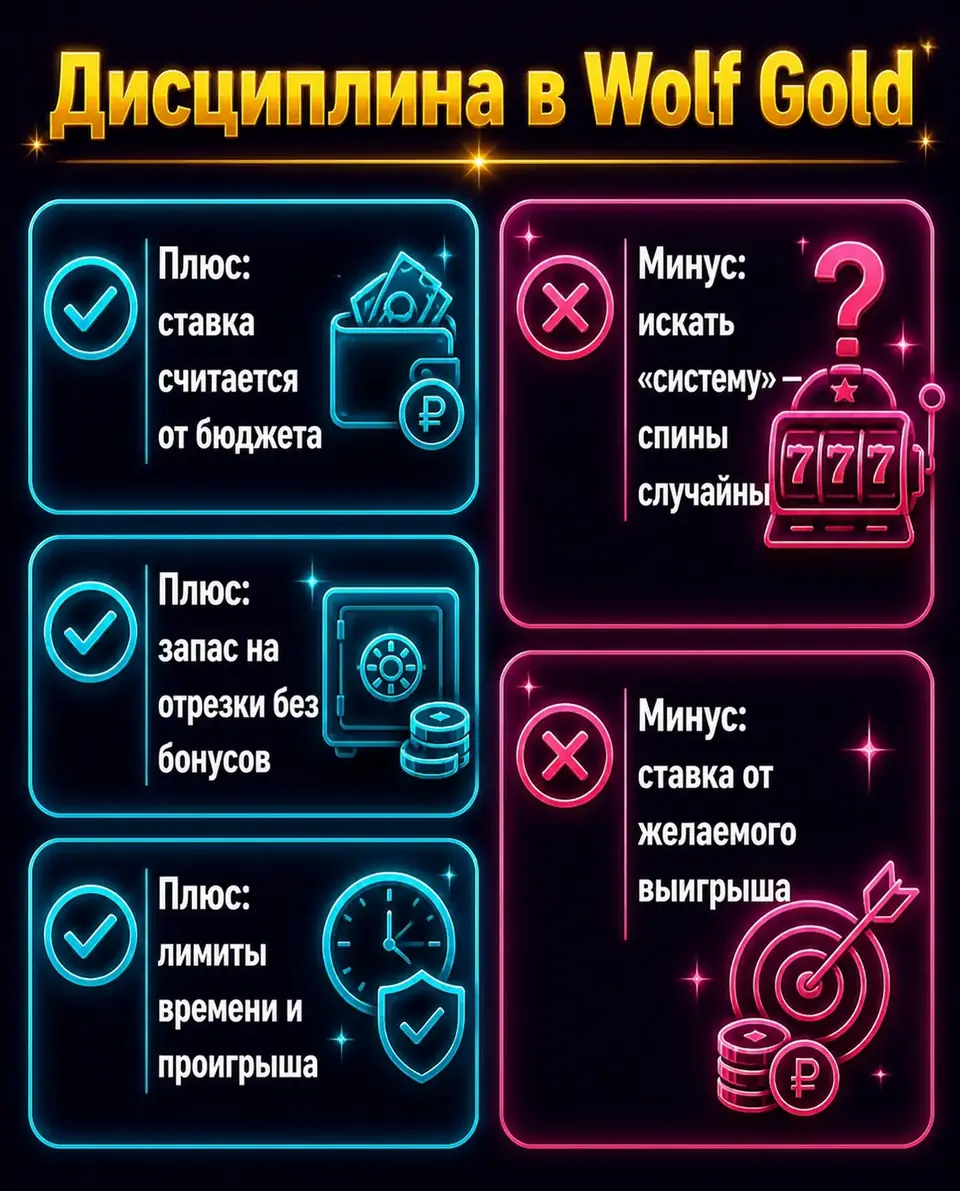 Правильные и ошибочные подходы к ставкам в Wolf Gold